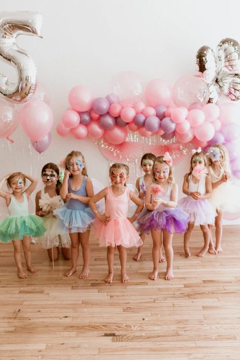 Dresses For Birthday, Ballet Birthday Party, Ballet Birthday, 5th Birthday Party, Sparkler Candles, Ballerina Birthday Parties, 5th Birthday Party Ideas, Butterfly Birthday Party, Ballerina Party