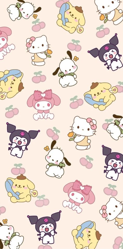 Kuromi And Friends Wallpaper, Hello Kitty Friends Wallpaper, Sanrio Characters Wallpapers, Pink Desktop Wallpaper Hd 1080p, Hello Kitty And Friends Wallpaper, Wallpaper Sanrio, Sanrio Wallpapers, Pink Wallpaper Hello Kitty, Cute Home Screen Wallpaper