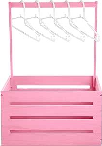 Suzile Wooden Baby Shower Crate Closet, Baby Basket with Handle Baby Storage Crate Hamper, Baby Shower Wooden Gift Crate, Baby Personailzed Basket for Pregnancy New Parent (Pink) Baby Shower Crate Closet, Crate Closet, Gift Crates, Baby Basket, Baby Storage, Storage Crate, Business Baby, Basket With Handle, Baby Baskets