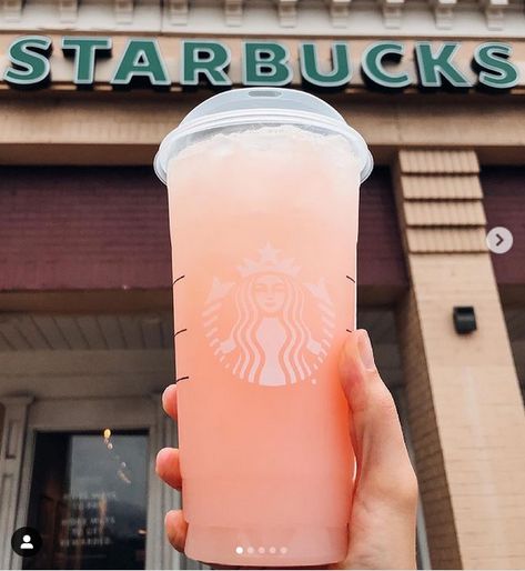 “FUZZY PEACH REFRESHER” and this is how you order it: FUZZY PEACH REFRESHER: 1️⃣Venti Mango Dragonfruit Refresher 2️⃣No Water and No Inclusions 3️⃣With Half Peach Juice 4️⃣2 pumps of Vanilla Syrup 5️⃣Splash of Coconut Milk ⭐️ASK FOR IT TO BE PINK⭐️ The first Starbucks made it pink, They might of missed the “half peach juice” and put in more than asked.. not sure, but it’s supposed to be a pretty pink 😍 Peach Refresher, Mango Dragonfruit Refresher, Dragonfruit Refresher, Fuzzy Peach, Menu Drink, Starbucks Strawberry, Peach Drinks, Secret Starbucks Drinks, Secret Menu Items