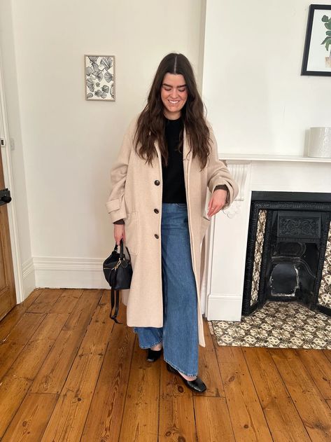 Weekly Wardrobe #13 - by Anna Newton - The Wardrobe Edit Anna Newton, The Anna Edit Style, Anna Edit, Oversized Wool Coat, Pointed Boots, Agolde Jeans, Levi’s 501, Wardrobe Edit, Oversized Coat