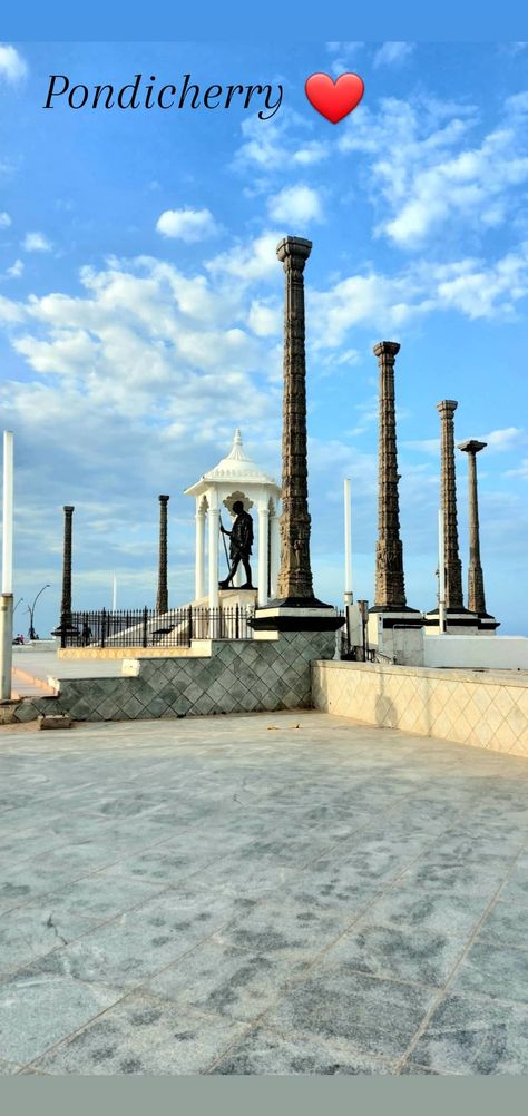 #pondicherry #pondicherrybeach #gandhibeach #gandhistatue #heaven Rock Beach Pondicherry, Pondicherry Aesthetic, Pondicherry Photography, Pondicherry Travel, Pondicherry Beach, Vacay Pics, Pondicherry India, Daaru Party Pic, Party Pic