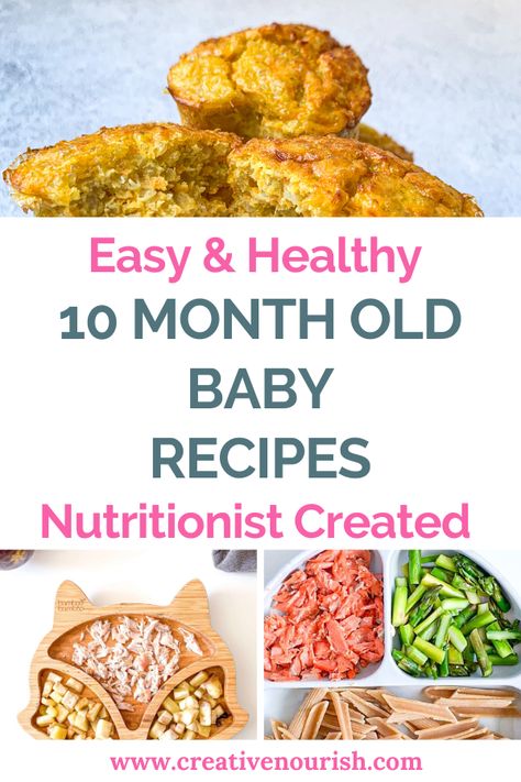 Recipes For 8 Month Old, 10 Month Old Baby Food, Baby Meal Plan, Baby Led Weaning Breakfast, Easy Homemade Baby Food, Baby Lunch, Baby Dinner, Easy Baby Food Recipes, 9 Month Old Baby