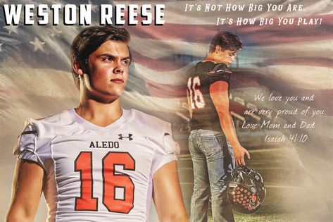 Senior Football Ads From Parents, Football Banner Background, Football Program Ad Ideas, Senior Night Football, Senior Yearbook Ads, Football Ads, Football Ideas, Strong Guy, Football Banner