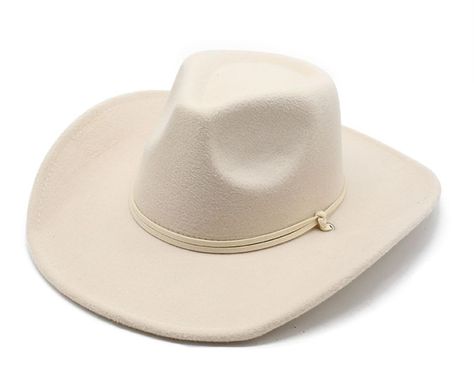 PRICES MAY VARY. 【Quality Material】: Our felt cowboy hats are mainly made of high-quality cotton and polyester materials to give you a good wearing experience. The hat is lightweight, won't make your head feel heavy and uncomfortable, and won't put pressure on your forehead when worn for a long time. At the same time, the use of high-quality materials, the hat will not easily pilling deformation. You deserve a nice, comfortable hat 【Size】: Our Cowboy Hat circumference :22.4 "-22.8 ", brim width Felt Cowgirl Hat, Neck Drawing, Retro Cowboy, Felt Cowboy Hats, Cowgirl Hat, Cowboy Cowgirl, Cowgirl Hats, Cowboy And Cowgirl, Cowboy Hat