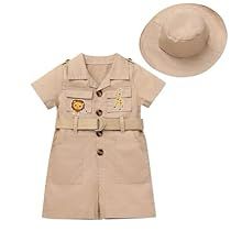 Jungle Theme Birthday Party Outfit, Zookeeper Outfit, Safari 1st Birthday Party, Animals Outfit, Baby Safari Outfit, Safari Explorer, Safari Hats, Birthday Animals, Smash Photoshoot