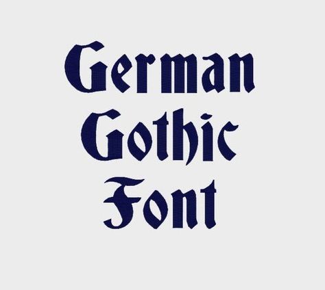 Gothic embroidery font in the Blackletter style, perfect for adding a touch of medieval flair to your#gothicfonts #darkdesign #typographyinspo #vintagevibes #spookyfonts German Font, Gothic Words, Gothic Embroidery, Victorian Fonts, Medieval Font, Create Monogram, Bullet Journal Font, Journal Fonts, Old English Font