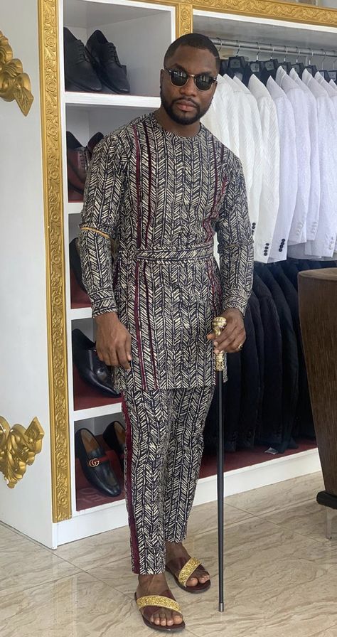 Kampala Styles For Men, Embroidered Clothes Diy, Kampala Styles, Styles For Guys, Velvet Kaftan, African Skirt, African Print Shirt, African Wear Styles For Men, Latest African Men Fashion