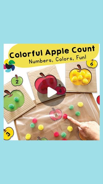 Chana Favors on Instagram: "🍎✨ Colorful Apple Count printable! Boost your child’s fine motor skills and number recognition abilities through vibrant, interactive play. 

Perfect for parents and educators, this engaging activity fosters essential skills while having fun. Explore the world of numbers with apples and pom-poms! 🍏🌈✨

Visit our Etsy store to make learning a colorful adventure! 🎉🛒

☰What you‘ll need:

* Chanafavors Printables

🌈 Shop for Printable PDF Files 🖨
Chanafavors.etsy.com 
(Click our profile for live link)

* Zip Bags
* Pom Pom Balls
* Scissors
* Adhesive Tape
* Cardboard

.

❤️ Like,  Share, and Save for future inspiration.

🌟Follow @chanafavors for fresh ideas every week!  #ChanaFavors

.
.
.
.
.
.

#kidsactivities #toddleractivities #toddleractivitiesathome #to Pom Pom Balls, Future Inspiration, Number Recognition, Interactive Play, Zipped Bag, Explore The World, Engagement Activities, Adhesive Tape, Pom Poms