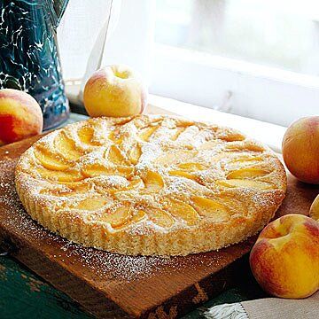 Peach Kuchen Recipes, German Cake, German Desserts, Peach Recipes, Peach Syrup, Peach Cake, German Style, Fresh Peaches, Peach Cobbler Recipe