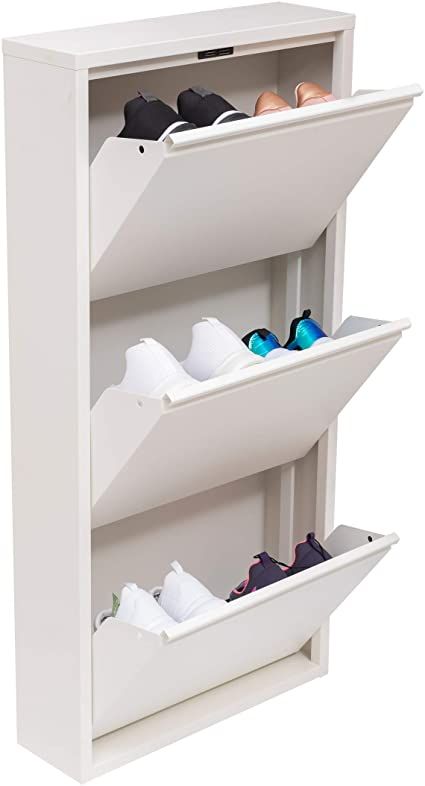 Shoe Storage Cupboard, Gerobak Dorong, Wooden Shoe Storage, Shoe Rack Storage, Camper Interior Design, Shoe Storage Solutions, Shoe Rack Organization, Small Closet, Rack Storage