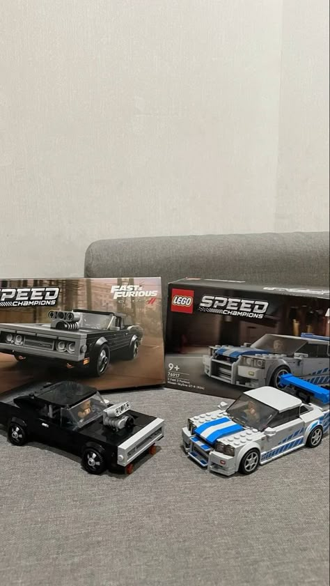 Fast And Furious Cars Toys, Lego Car Fast And Furious, Fast And Furious Lego Cars, Lego Sets Cars, Lego Fast And Furious, Lego For Boyfriend, Fast And Furious Hot Wheels, Legos Car, Lego Cars Aesthetic