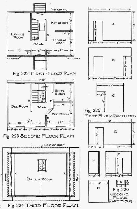 . These may be mounted upon cardboard and have their edges bound with passe-partout paper to give the effect of frames, or frames may be cut out of cardboard Best Doll House, Doll House For Boys, Dollhouse Plans, Wooden Doll House, Boys Furniture, Wood Crafting Tools, Doll House Plans, Victorian Dollhouse, Barbie Doll House