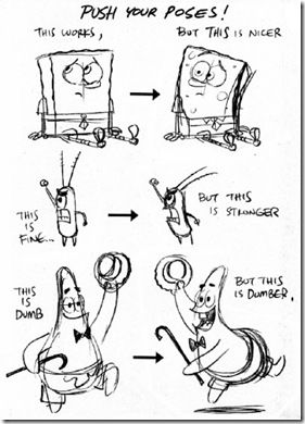 SpongeBob Drawing Tips by Sherm Cohen - Push and exaggerate your poses Draw Cartoon Characters, Spongebob Drawings, Character Design Cartoon, Draw Cartoon, Storyboard Artist, Drawing Style, Gesture Drawing, Animation Reference, Character Poses