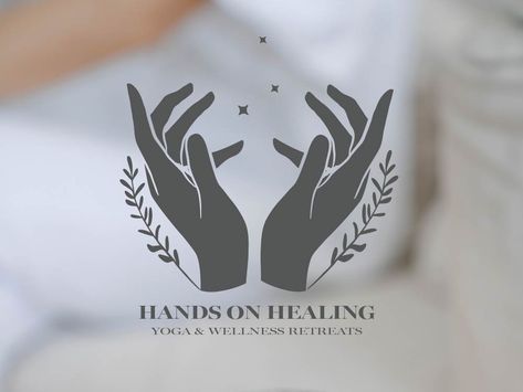 Healing Yoga, Yoga Retreats, Logo Design Branding, Healing Hands, Yoga Retreat, Branding Design Logo, Design Branding, Logo Branding, Hands On