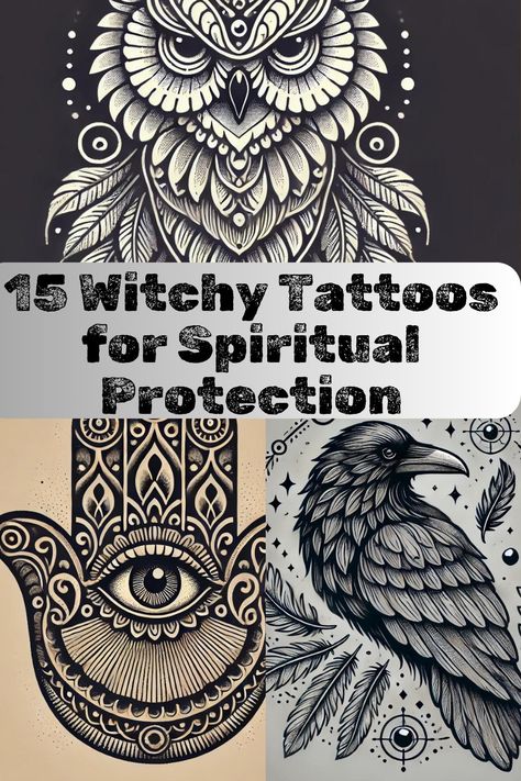 15 Witchy Tattoos for Spiritual Protection: Powerful Symbols to Guard Your Energy - Protection Ruins Tattoo, Viking Protection Tattoo, Protective Symbols Tattoo, Native American Protection Symbols, Witch Protection Symbol Tattoo, Protection Tattoos For Women Spiritual, Pagan Tattoos For Women, Symbols For Abundance, Spiritual Symbol Tattoos