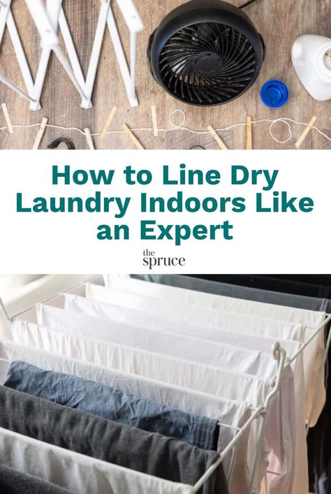 Drying Washing Indoors, Air Drying Laundry Ideas, Indoor Washing Line, Clothes Line Indoor Ideas, Hang Drying Clothes Indoors, Indoor Laundry Drying, Drying Laundry Indoors, Hanging Clothes To Dry Inside, Indoor Washing Line Ideas