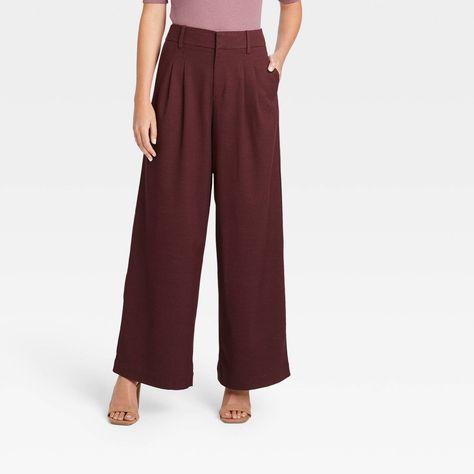 Fall Is *Basically* Here — Restock Your Wardrobe With These Chic Target Finds A New Day Target Outfits, Museum Outfits, Statement Sleeves Blouse, Target Outfits, A New Day Target, Wide Legged Jeans, Womens Trousers, Stylish Sweaters, Tee Shirt Dress