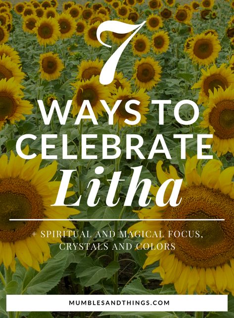 7 Ways to Celebrate Litha - Mumbles & Things  #wheeloftheyear #litha #summersolstice #paganholidays Litha Ritual, Summer Equinox, Summer Solstice Ritual, Longest Day Of The Year, Solstice Celebration, The Longest Day, Fire Festival, Witchcraft Spells, Spells Witchcraft