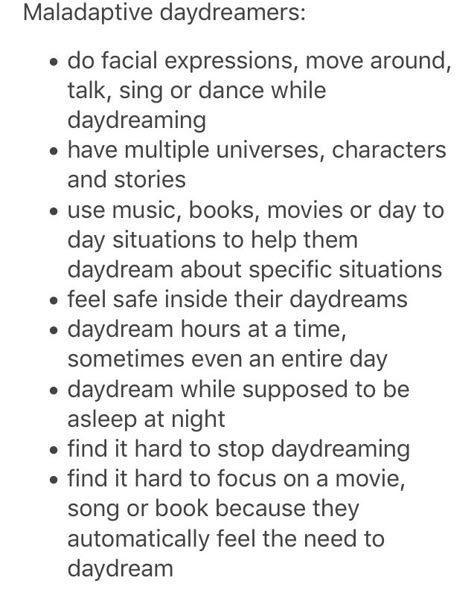 So true. Always end up day dreaming when I'm watching TV or reading a book if there's a part I like Maladaptive Daydreamer Aesthetic, Daydreaming Maladaptive, I Don't Get Mad I Get Distant, Maladaptive Daydreamer Quotes, The Daydreams Book, How To Stop Maladaptive Daydreaming, Quotes About Maladaptive Daydreaming, Living In A Daydream, Maladaptive Dreaming