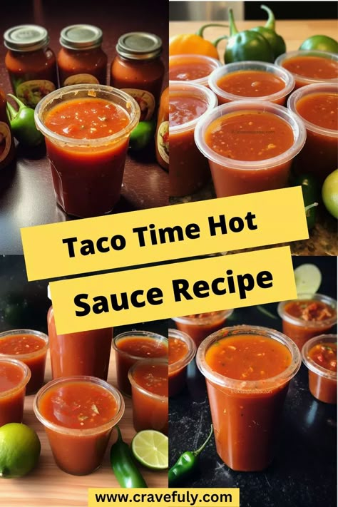 Taco Time Hot Sauce Recipe Taco Time Hot Sauce Recipe, Mexican Hot Sauce Recipe, Mexican Sauce Recipes, Taco Sauce Recipes, Hot Sauce Recipe, Homemade Hot Sauce, Mexican Sauce, Taco Time, Salsa Guacamole