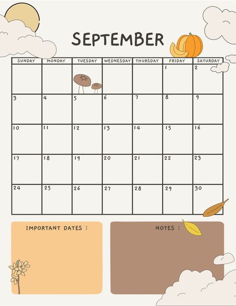 Fall into the next season with this adorable calendar for september! Stay on alert for a blank collection of these monthly calendars coming soon! 🍁🥰 September Month Calendar 2023, October Month Calendar 2023, September Calendar 2023 Whiteboard, Cute September Calendar 2023, Calendar Monthly, September Planner, September Calendar 2023 Aesthetic, September Calander Aesthetic, Cute Calendar Design