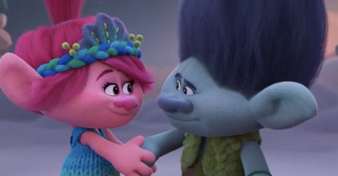 Pinocchio 2022, Trolls Band Together, Branch Trolls, Princess Poppy, That Poppy, Poppy And Branch, Trolls Movie, Dreamworks Trolls, Love Scenes