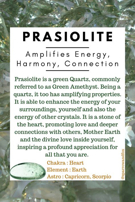 Green Amethyst Meaning, Prasiolite Crystal Meaning, Prasiolite Crystal, Wedding Core, Crystal Magick, Busy Mind, Healing Stones Jewelry, Divine Love, Baby Witch