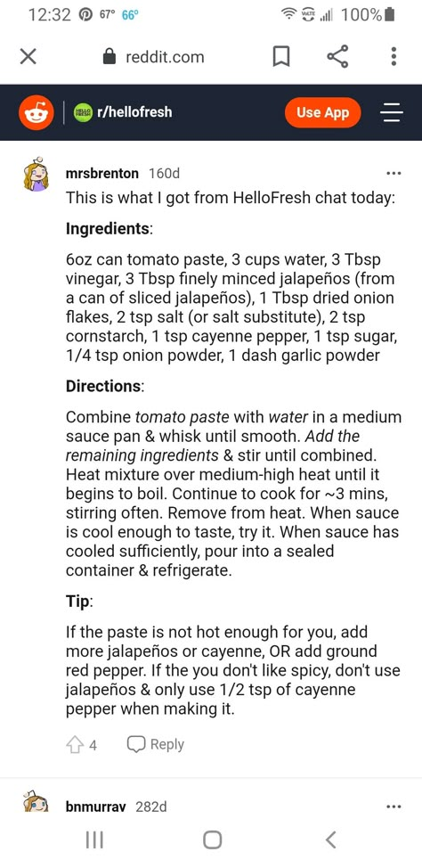 Copycat Hello Fresh Tex Mex Sauce Hello Fresh Sauces, Tex-mex Paste Hello Fresh Recipe, Hello Fresh Tex Mex Paste Recipe, Hello Fresh Copycat Recipes, Copycat Hello Fresh, Tex Mex Paste Recipe, Tex Mex Sauce, Tomato Paste Recipe, Spice Blends Recipes