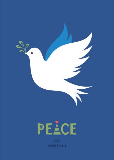 Christmas Dove Illustrations, Peace Graphic Design, Dove Christmas Card, Christmas Doves, Christmas Card Stock, Basic Art Techniques, Peace Graphic, Day Of Peace, Peace Poster