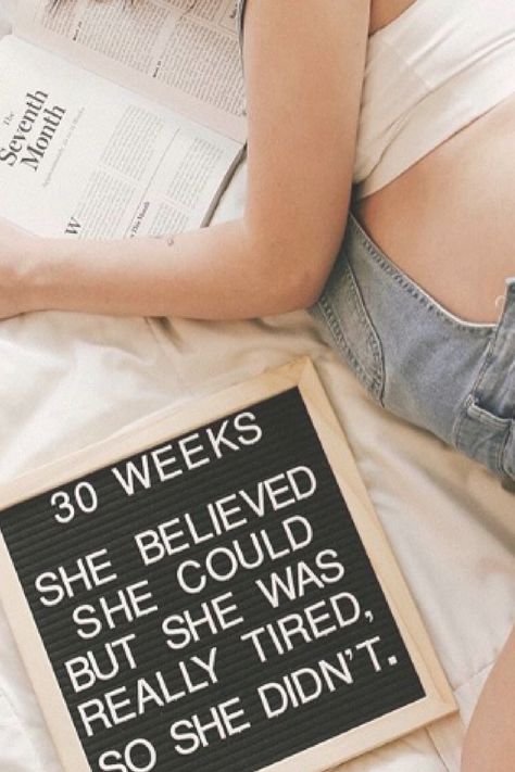 30 Weeks Pregnant Letter Board, 30 Weeks Pregnant Quotes, 30 Week Pregnancy Pictures, Weekly Pregnancy Pictures, Twin Angels, Bump Progression, Funny Maternity Photos, Weekly Pregnancy Photos, Pregnancy Couple