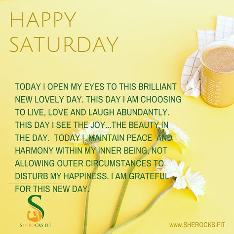 Daily affirmations Saturday Affirmation, Soulful Saturday Quotes, Saturday Self Care, Selfcare Saturday Quotes, It’s Saturday Images, Saturday Morning Quotes, Saturday Quotes, Confidence Quotes, Peace And Harmony