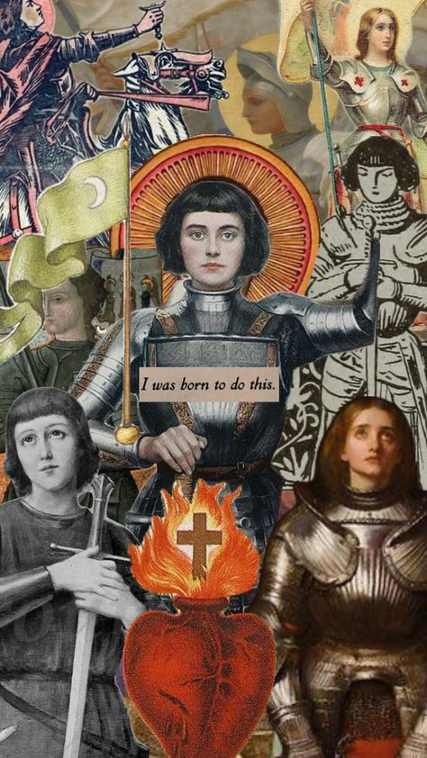 #joanofarc Santa Joana D'arc, Roman Catholic Art, St Joan Of Arc, Saint Philomena, Catholic Wallpaper, Saint Joan Of Arc, Jeanne D'arc, St Joan, Mama Mary