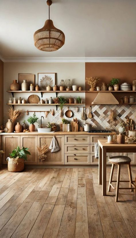 20 Beautiful Boho Kitchen Ideas for a Cozy Vibe 37 Bohemian Kitchen Design Ideas, Kitchen Inspo Boho, Boho Home Decor Kitchen, Small Cottage Kitchen Ideas, Colorado Kitchen, Trendy Kitchen Design, Modern Boho Kitchen, Boho Chic Kitchen, Cozy Eclectic