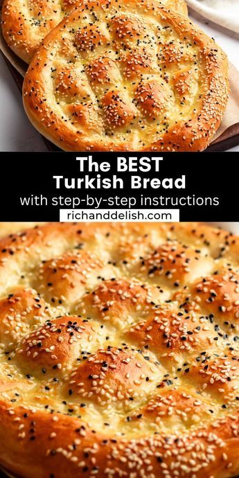 This Turkish bread is a traditional pide bread that is fluffy and super easy to make and comes together in 2 hours. Pide Bread, Turkish Bread, Homemade Bread Recipes Easy, Artisan Bread Recipes, Bread Bun, Bread Recipes Sweet, Easy Bread Recipes, Easy Bread, Chapati