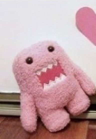 Pink Domo, Small Dope Tattoos, Diy Horror, Couple Matching Pfp, Domo Kun, Pink Academia, 2000s Scene, Y2k Pfp, Rawr Xd