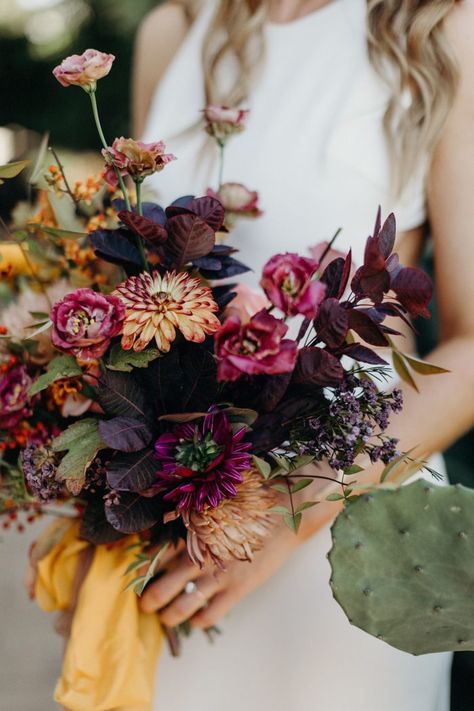 Dark Red And Burnt Orange Wedding, Orchid Wedding Bouquet Fall, Burgundy Dahlia Wedding Bouquet, Autumn Floral Bouquet, Autumn Wedding Burgundy, November Bouquet, Autumnal Wedding Flowers, Autumn Flower Bouquet, Autumn Bridal Bouquet