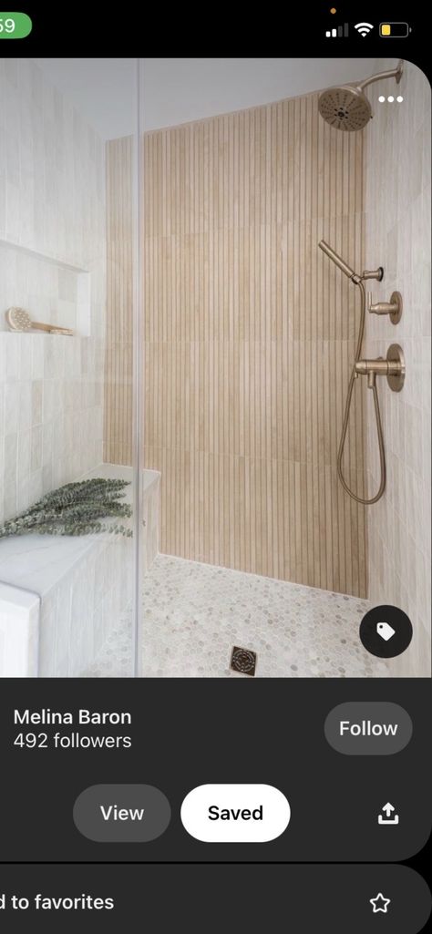 Bathroom Wood Wall Panels, Wood Like Shower Tile, Wood Panel Tile Bathroom, Ribbon Wood Tile Bathroom, Ribbon Oak Wall Tile Bathroom, Fluted Shower Tile, Wood Slat Tile Bathroom, Ribbed Tile Bathroom, Wood Tile Shower Wall