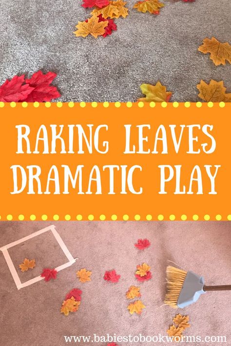 Celebrate the Fall with this fun dramatic play activity and other leaf projects paired with David Ezra Stein's "Leaves"!    #FallActivities #FallCrafts #DramaticPlay Fall Leaves Activities, Leaf Activities, Dramatic Play Activities, Excited For Fall, Fall Family Fun, Leaf Projects, Dramatic Play Preschool, Gross Motor Activities, Autumn Activities For Kids