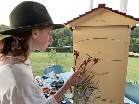 Getting Creative With A Flow Hive 2 - Flow Hive Flow Hive, Kangaroo Paw, Paint Companies, Fun Activities To Do, Outdoor Paint, Tung Oil, Painted Pots, Western Red Cedar, Activities To Do