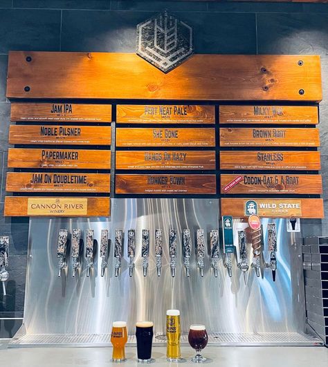 Brewery Design Interior, Tap Room Brewery Design, Beer Menu Design, Taproom Design, Brewery Interior Design, Beer Bar Design, Taproom Ideas, Brewery Interior, Brewery Taproom