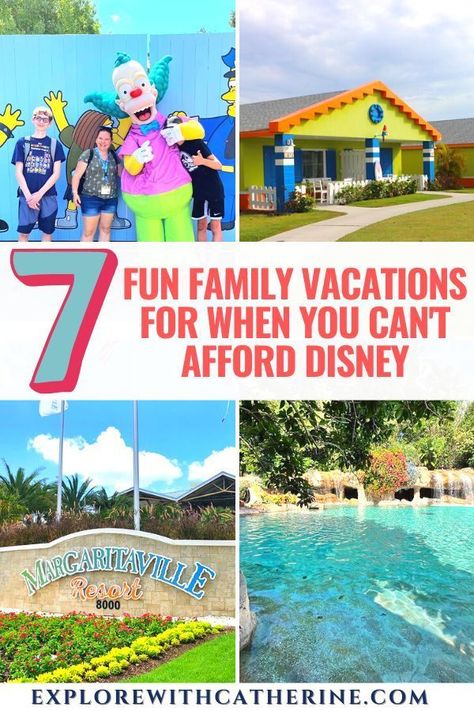 Prices are getting out of hand. Can't afford a Disney vacation? Consider these fun family vacations, instead. #universalstudios #seaworld #familytravel #discoverycove #margaritaville #margaritavilleatsea #peppapigthemepark #peppapig #legoland #familyvacations #floridavacation #funfamilyvacations #travelagent #buschgardens #tampa #orlando Usa Vacation Destinations, Cheap Family Vacations, Best Island Vacation, Family Vacation Spots, Cheap Vacation, Family Vacation Ideas, Best Family Vacations, Montezuma, Family Vacation Destinations