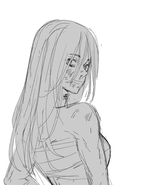 A Drawing, Tokyo Revengers, Long Hair, A Woman, Books Wattpad, Tokyo, Wattpad, Books, Hair