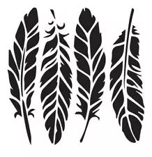 Feather Stencil, Idee Cricut, Stencils Printables, Image Svg, Stencil Pattern, Desenho Tattoo, Stencil Patterns, Stencil Template, Stencil Art