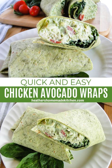 Chicken And Avocado Sandwich, Avocado Wrap Recipes, Classic Chicken Salad Sandwich, Avocado Wraps, College Lunch, Chicken Avocado Wrap, Classic Chicken Salad, Sandwich Wraps Recipes, Avocado Wrap