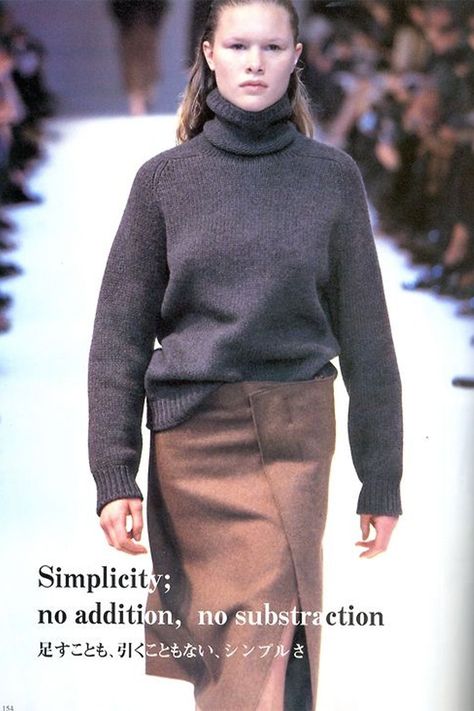 5 things you need to know about Jil Sander Jil Sander 90s, Knit Cables, Jill Sander, Jil Sanders, 90s Runway, Resort 2024, Vintage Runway, Dress Well, Design Textile