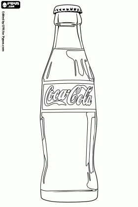 Coca-Cola Bottle Coloring Page | Coca-Cola Coloring Pages Bottle Drawing, Cola Bottle, Coke Bottle, Coca Cola Bottle, Clipart Black And White, Digi Stamps, Coloring Book Pages, Digital Stamps, A Drawing