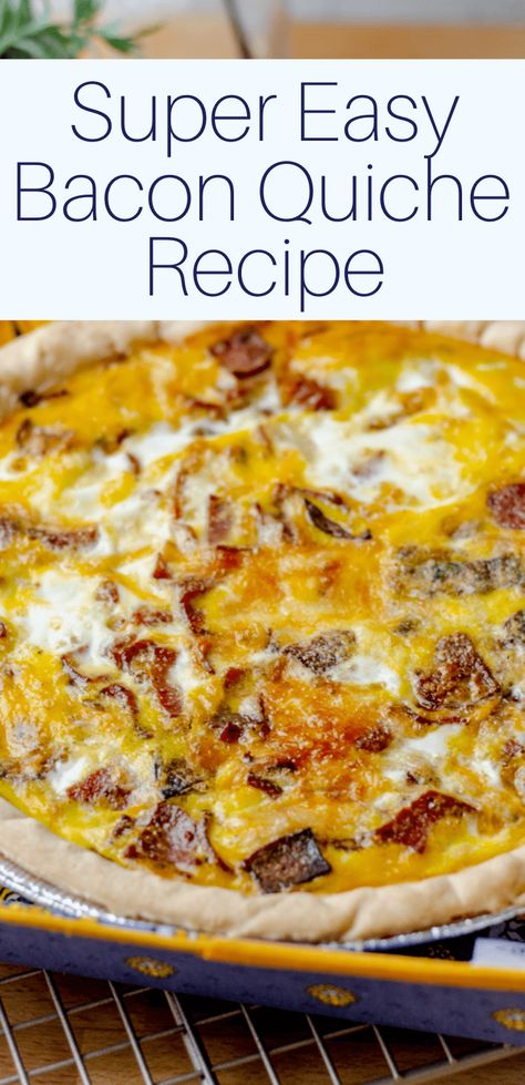 Bacon Quiche Recipes Pioneer Woman, Bacon And Sausage Quiche Recipes, Quiche Recipes Bacon Cheese, Bacon Cheddar Quiche Recipes, Bacon And Gouda Quiche, Bacon Egg Quiche Recipes, Bacon And Cheddar Quiche, Sausage And Bacon Quiche, Bacon Quiche Recipes Easy