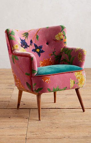 Pretty accent chairs | Lovika #interior #design #decor Funky Furniture, Arm Chairs, Shabby Chic Furniture, Chic Furniture, Occasional Chairs, Reupholster, Accent Chair, Upholstered Chairs, Home Decor Accessories