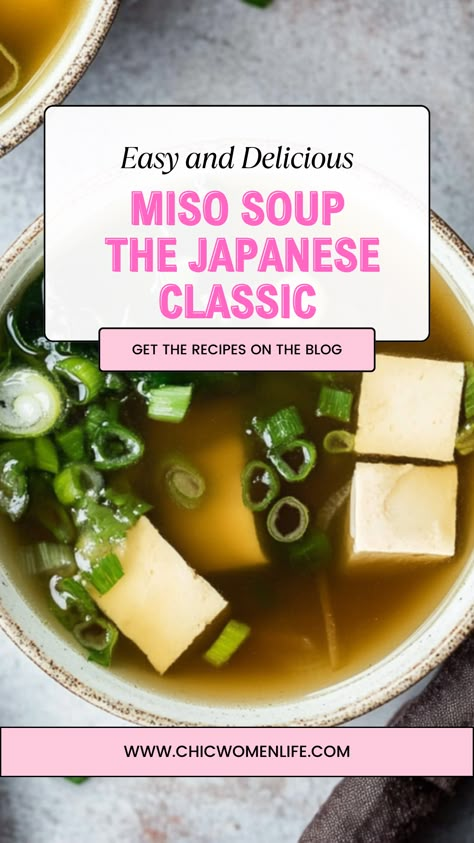 Miso Soup: The Soul-Soothing Japanese Classic Miso Soup Without Dashi, Low Sodium Miso Soup, Miso Broth Soup, Best Miso Soup, White Miso Soup, Miyeokguk Soup, Healthy Miso Recipes, Japanese Miso Soup Recipe, Miso Broth Recipes